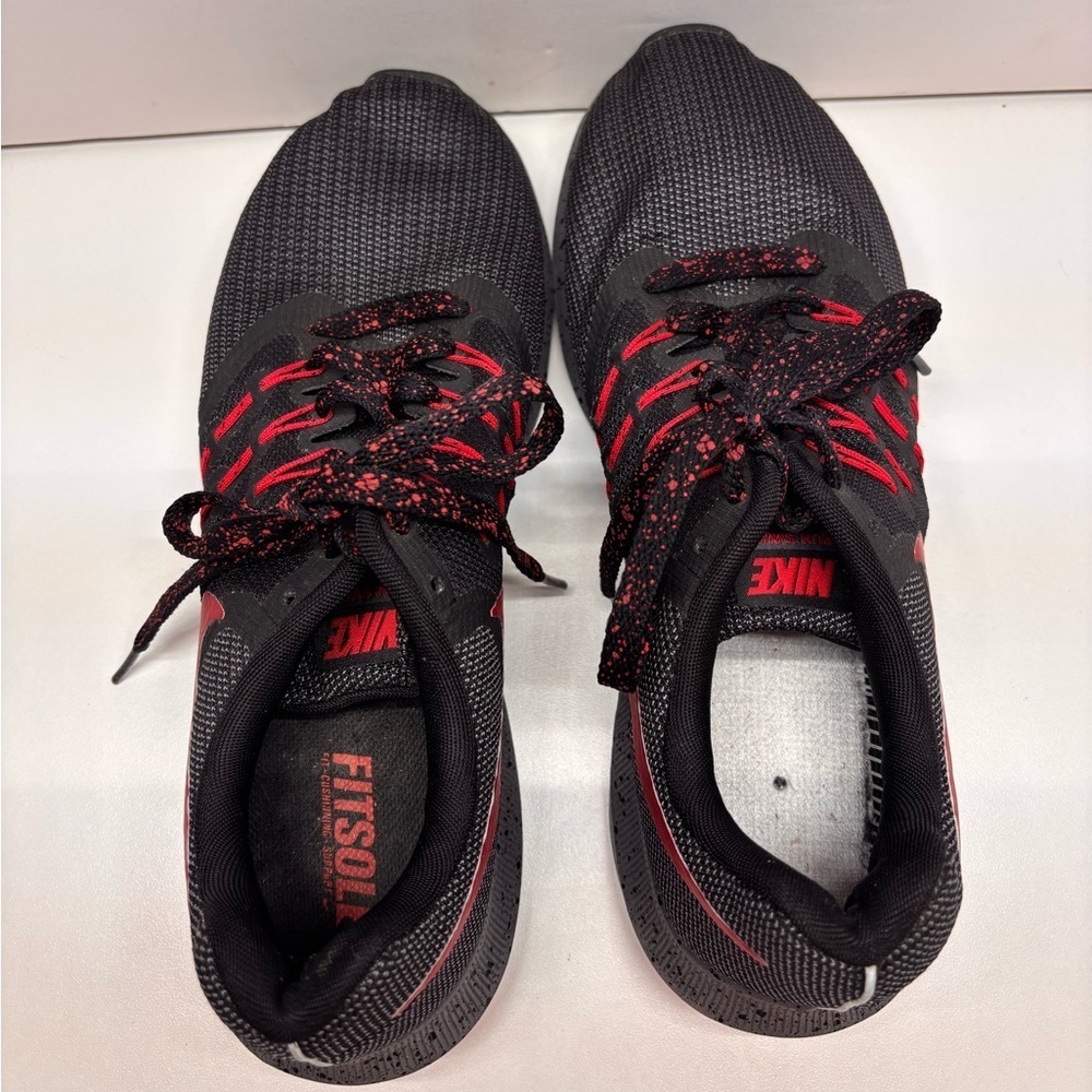 NIKE Run Swift Men's Running Shoes Size 7.5 Black/Red CK6691-001 - Picture 9 of 11